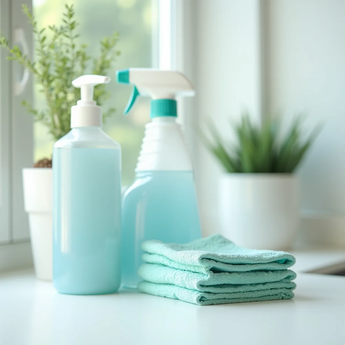 Eco-friendly, pet-safe cleaning supplies the Krystal View team uses