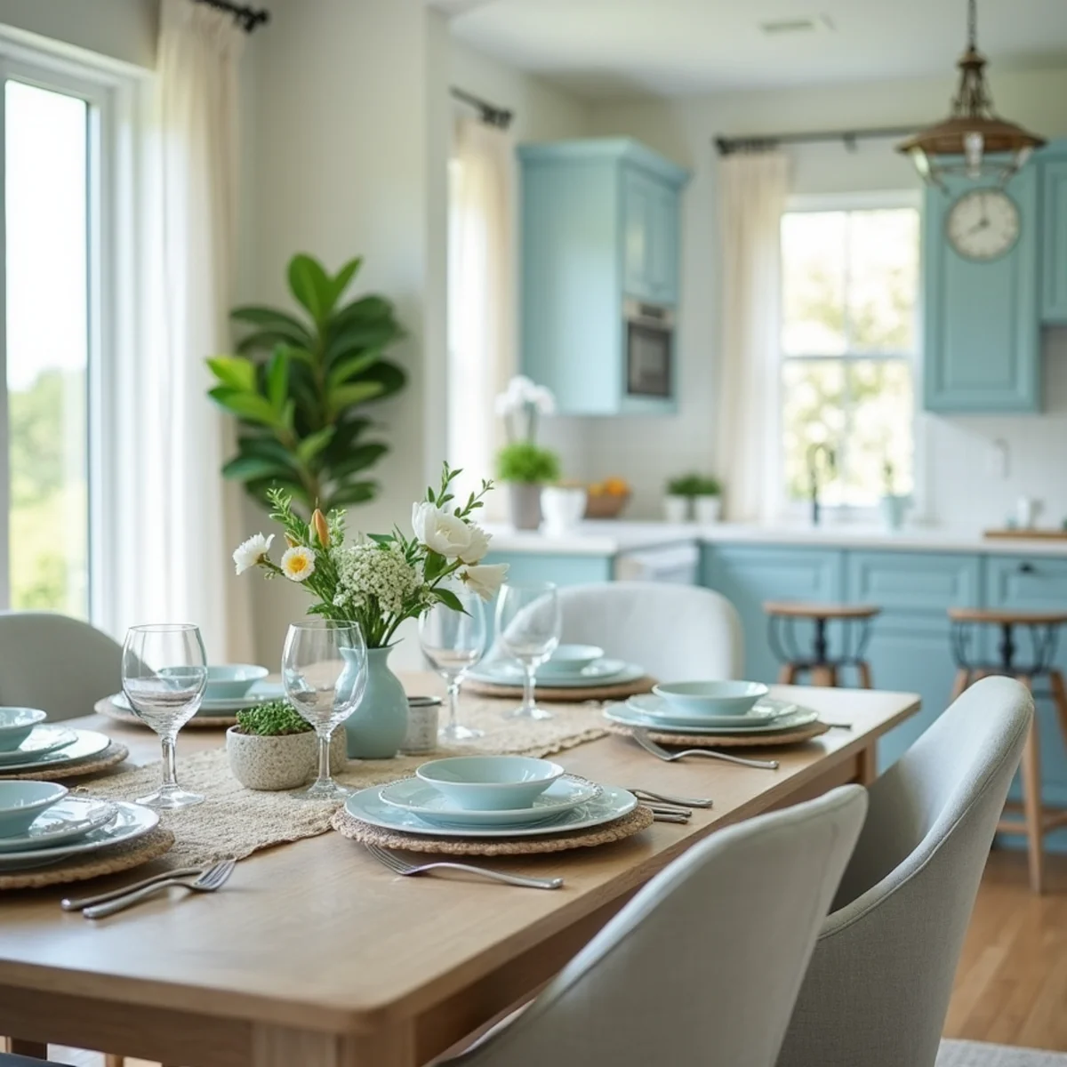 Sparkling Florida home dressed and ready for guests, cleaned by Krystal View